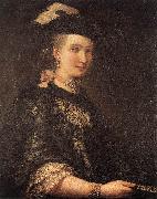 LONGHI, Alessandro Portrait of a Lady d oil